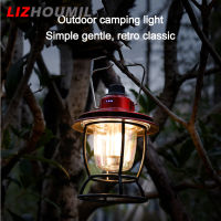 LIZHOUMIL Led ที่ชาร์จอเนกประสงค์ตะเกียงตั้งแคมป์แบบพกพา,ไฟ Led โคมไฟเต็นท์แขวนกลางแจ้ง