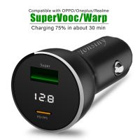 ที่ชาร์จแบตในรถ Supervooc สำหรับ X5ออปโป้ไฟนด์65W อะแดปเตอร์ไฟแช็คบุหรี่ Usb วิปริตสำหรับ OnePlus 11 12V/24V ซ็อกเก็ต Usb สำหรับ Realme LCZ396ที่ชาร์จแบตในรถ S