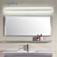 110240V L40cm 50cm 60cm 70cm Modern Art Decor Acrylic Bathroom Mirror Light Long Vanity Make up Wall Lamp Milky Toilet Lighting