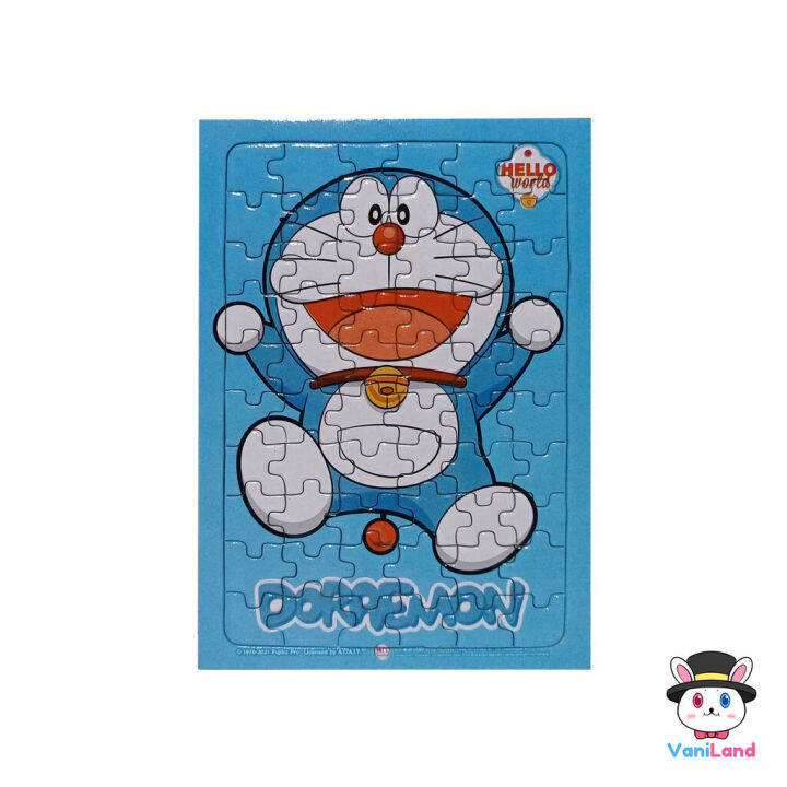 ตัวต่อจิ๊กซอว์โดราเอมอน-ขนาด-s-สินค้าลิขสิทธิ์-wanna-doraemon-jigsaw-puzzle-vaniland