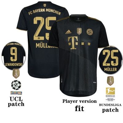 Bayern Munich Away[Player version]jersey Shirt 2021-2022 football 21/22 Short Sleeve man jersey