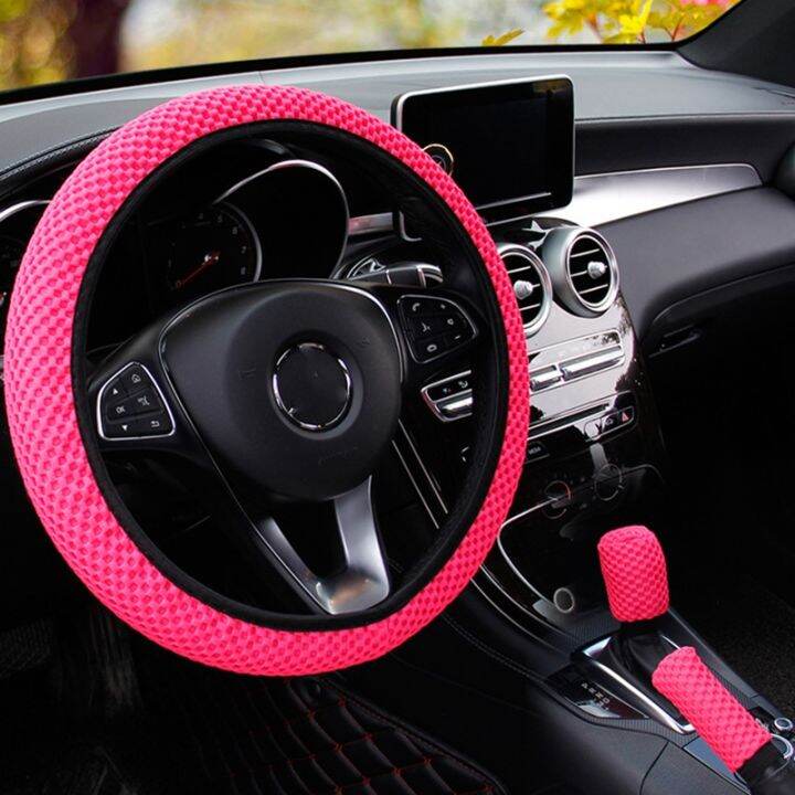 yf-38cm-universal-ice-silk-steering-wheel-cover-wear-resistant-anti-slip-car-accessories-gear-handbrake-interior-absorb-sweat