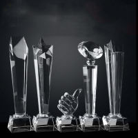 Crystal Trophy Custom Made Cup เป็นรางวัลคริสตัลรางวัลกีฬาภาพยนตร์ Award Dropshipping คริสตัลที่กำหนดเองตกแต่งบ้าน