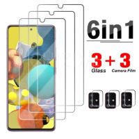 [CNIU digital accessories] 6IN1สำหรับ Samsung Galaxy S10 S20 Plus กระจกนิรภัยสำหรับ Samsung S21 Ultra S20 FE 5G S10 Plus S7 S6ขอบกระจก