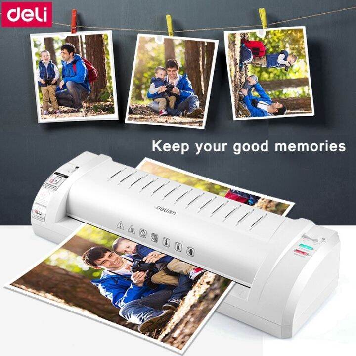 klaminator-deli-3893-เครื่องเคลือบบัตร-เครื่องเคลือบเอกสาร-เครื่องเคลือบบัตร-ขนาด-a4-พร้อมเส้นแบ่งกระดาษ-เคลือบเอกสาร-รูปถ่าย-ปรับได้-2-ระดับ-ไ-lamb