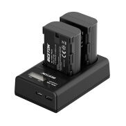 BESTON Bộ 2 pin LP-E6 và sạc đôi LP