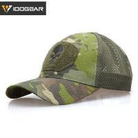 IDOGEAR Skull Baseball Cap Dad Hat Sun Hats Head wear Camo Military Hunting Sports Caps 3613 k