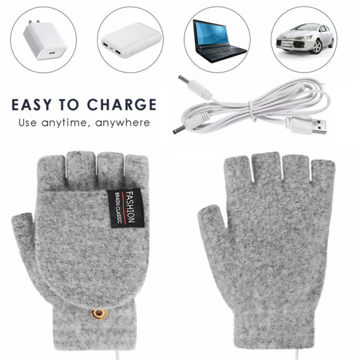 2-side-convertible-waterproof-heat-cycling-heating-glove-knitted-adjustable-usb-gloves-electric