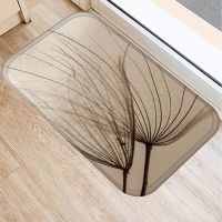 Dandelion Pattern Kitchen Rug Anti-slip Balcony Mats Non-Slip Carpets for Living Room Door Mat Entrance Home Decor