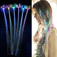 Hair Toy Party Gift Girl Novelty Flash LED Braid