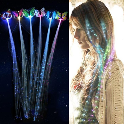 Hair Toy Party Gift Girl Novelty Flash LED Braid