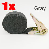 5M Ratchet Buckle Nylon Rope Belt Car Tension Rope Tie Down Strap Cargo Wrap Band For Motorcycle Car Luggage Outdoor Camping