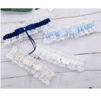 【YF】⊙  Bow Wedding Bridal Floral Leg Stocking Garter