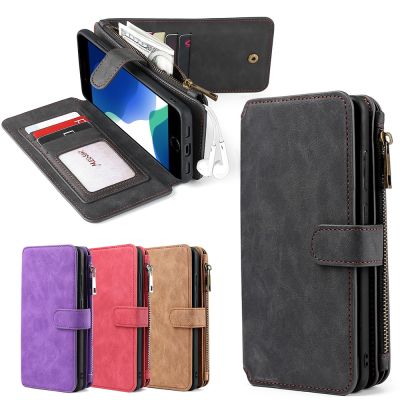 ♠❁ Fashion Wallet Leather Multifunction Handbag Phone Case For Xiaomi 10 10pro 5g Redmi Note8 Note9 Note8pro Note9pro Black Cover