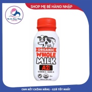 Sữa tươi ORGANIC WHOLE MILK A2 240ml dạng chai date 10 2023