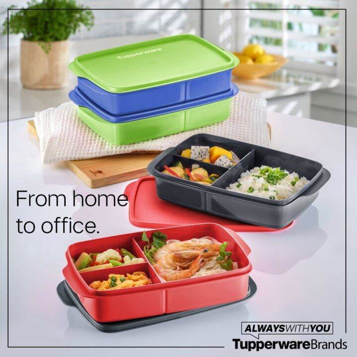 Tupperware JollyTup 1L Lunch Box Jolly Tup 1L Lunch Box Divided food