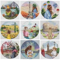 （Jinxiu cross-stitch） Girly รูปแบบการเดินทางนับ11CT ปักครอสติส14CT 16CT 18CT ขายส่ง DIY ชุดปักครอสติชจีนเย็บปักถักร้อยเย็บปักถักร้อยชุด