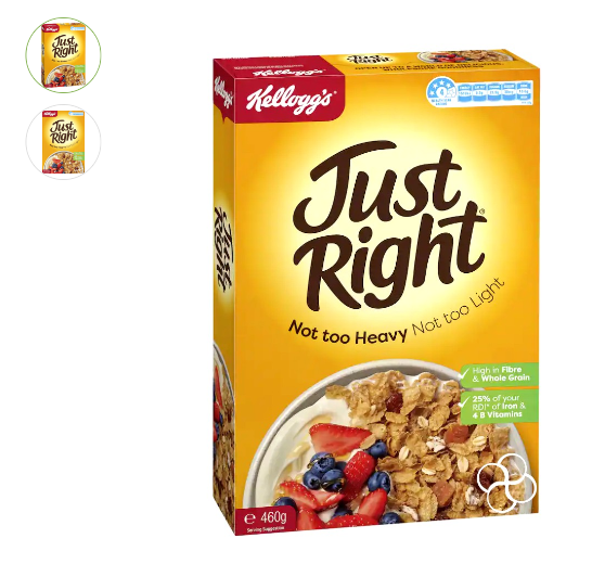 Kellogg's Just Right Original Cereal 460g | Lazada PH