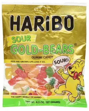 Haribo Gummi Candy, Gold Bears, 160g x 30, Halal, 30 Packs, Altin Ayicik
