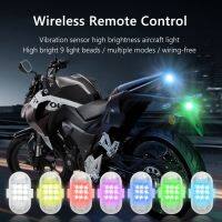 【LZ】☎  Controle remoto sem fio LED luz estroboscópica para motocicleta carro bicicleta carga rápida anti-colisão lâmpada flash de advertência 2.4G