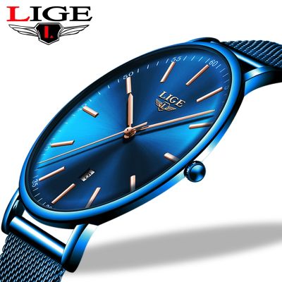 （A Decent035）LIGE Sincefashion LadiesWristwatch CasualClock Reloj Mujer