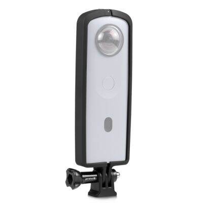 PULUZ กรอบกันกระแทกพลาสติก ABS สำหรับ SC2 Ricoh Theta พร้อมขายึดอแดปเตอร์และสกรู