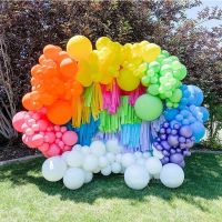 183Pcs Rainbow Theme Balloon Garland Arch Kit Matte Latex Ballons For Kids Birthday Party Wedding Decoration Anniversaire Globos