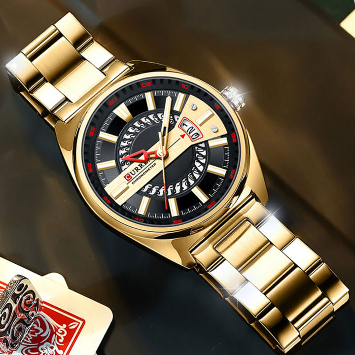 new-business-watch-for-men-luxury-stainless-steel-band-luminous-calendar-waterproof-quartz-wristwatches-male-clock-dropshipping