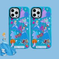 Casetify Disney Princess Cinderella เคสโทรศัพท์ซิลิโคนนิ่มลายฟักทองสําหรับ For iPhone 7 8 Plus X XS XR 11 12 13 Pro Max SE