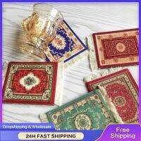 【hot】♦♣✲  Tableware Washable Cotton Thread Weaving Heat-resistant Placemats Dining Table Placemat Coaster Bowl Mats