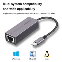 Type-C/USB3.0 To RJ45 Network Card 2.5G 2500Mbps USB Gigabit Ethernet Adapter High Speed Drive Free for Desktop PC Laptop  USB Network Adapters