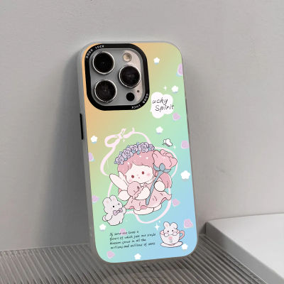 【สำหรับ SAMSUNG】กระต่ายกุหลาบเคสโทรศัพท์กันกระแทกด้วยเลเซอร์ เคส for SAMSUNG เคสโทรศัพท์ A73 A53 SG Note8 SG Note9 SG Note10 SG S20FE SG S21FE