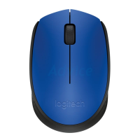 WIRELESS MOUSE LOGITECH M171B BLUE/BLACK