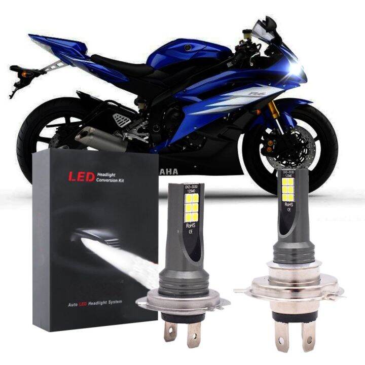 หลอดไฟหน้า-led-สําหรับ-yamaha-yzf-r6-r1-2008-2009-h7-รับประกัน-10-เดือน