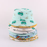 [hot]2-5 Years Old Dinosaur Print Baby Hat Cartoon Cotton Bucket Hat Kids Summer Sun Cap Toddler Boys Girls Hats