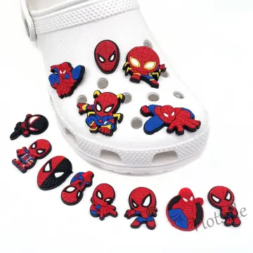 Spider-man Charms, Buttons, Stickers, and Fans