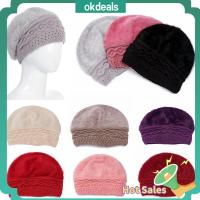 OKDEALS Cotton Blends Double Layer Beanie Winter Warm Hat Girls Knitted Caps Beret