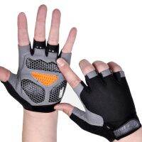 ✎ Anti-shock Sports Gloves HOT Cycling Anti-slip Anti-sweat Men Women Half Finger Gloves Bike Bicycle Breathable Accessories