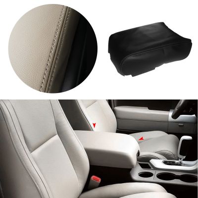 {Automobile accessories} กล่องควบคุมที่เท้าแขนกลางรถปกหนังสติกเกอร์ตกแต่งภายในสำหรับโตโยต้าทุนดร้า2007 2008 2009 2010 2011 2012 2013