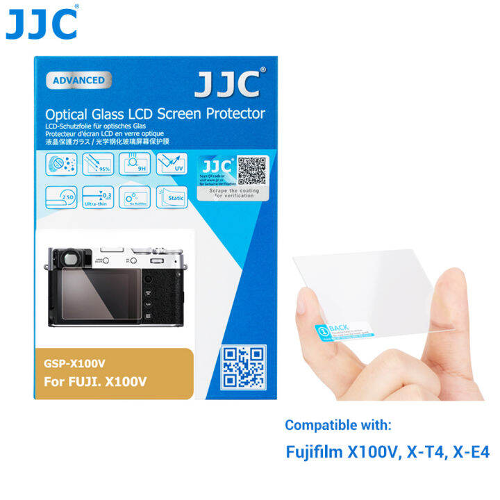 JJC Tempered Glass LCD Screen Protector for Fuji Fujifilm XT5 XT5 XE4