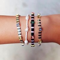 2022 New boho Bracelets MIYUKI Tila Beads Bracelet Women Beach Jewelry Fashion Rainbow Bracelet Hand Accessories for Women new