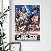 Black Clover Sword Of The Wizard King อะนิเมะโปสเตอร์การ์ตูน Wall Art Home Decor ภาพวาดผ้าใบ Bar Cafe ตกแต่งห้องนั่งเล่น New