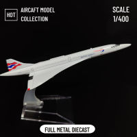 มาตราส่วน1:400โมเดลเครื่องบินโลหะ,สหราชอาณาจักร British Concorde Flight Airlines Aviation Airplane Miniature For Boy