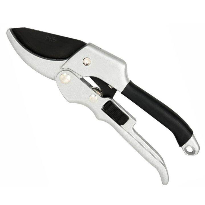 8inch-power-drive-ratchet-anvil-pruning-shears-garden-tools-ratcheting-hand-secateurs-tree-pruners-razor-sharp-garden-scissors