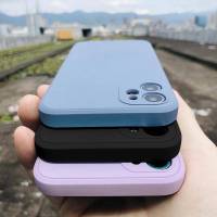 เคส TPU สีพื้น ข้างในเป็นกำมะหยี่รองรุ่น VIVO V27 V27PRO Y02 Y22 Y35 Y22S Y16 Y02s Y01 Y15S Y21T Y33T Y21 Y33S Y76 V23 Y12S Y12A Y20 Y20S V21