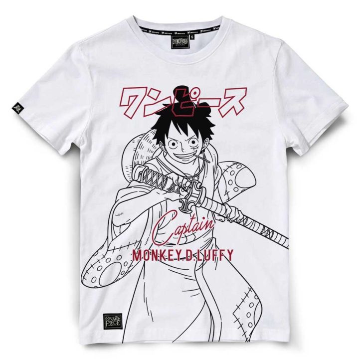 onepiece-store-เสื้อวันพีช-ลายลิขสิทธิ์แท้-เสื้อยืดลายการ์ตูน-one-piece-t-shirt-dop-1412-wh