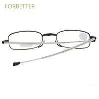 FORBETTER Retro Presbyopic Glasses Portable Reading Glasses Hyperopia Eyewear Glasses Convenient Resin Fashion Female Foldable Computer Glasses With Boxes/Multicolor