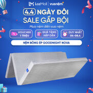 Nệm ngủ bông ép Goodnight Nova cao cấp, đệm gấp 3 êm ái, thoáng khí