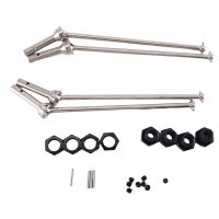 4Pcs Metal Front and Rear Drive Shaft CVD with Extended Wheel Hex for 1/10 Arrma Kraton Outcast Upgrade Parts