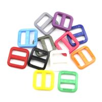 【HOT】♧卍✲ 20pcs/lot 5/8 Plastic Slider Tri Glide Adjust Dog Collar Harness Straps Webbing 15mm A022 Mixed Color